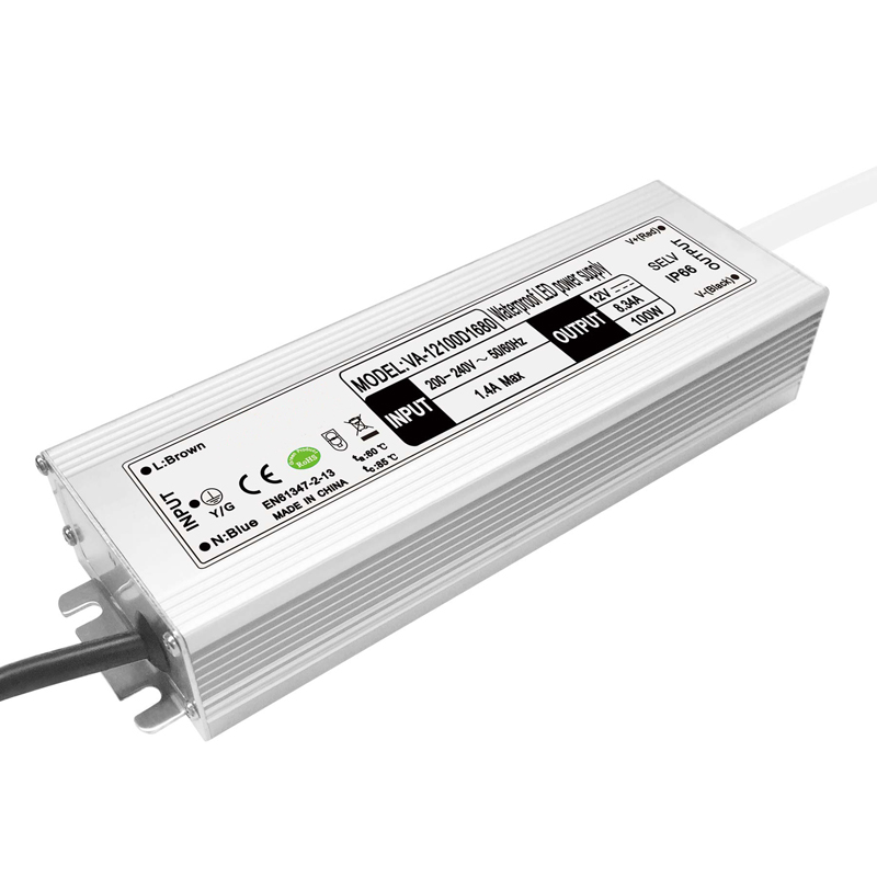ไดร์เวอร์ LED กันน้ำแรงดันคงที่ 100W