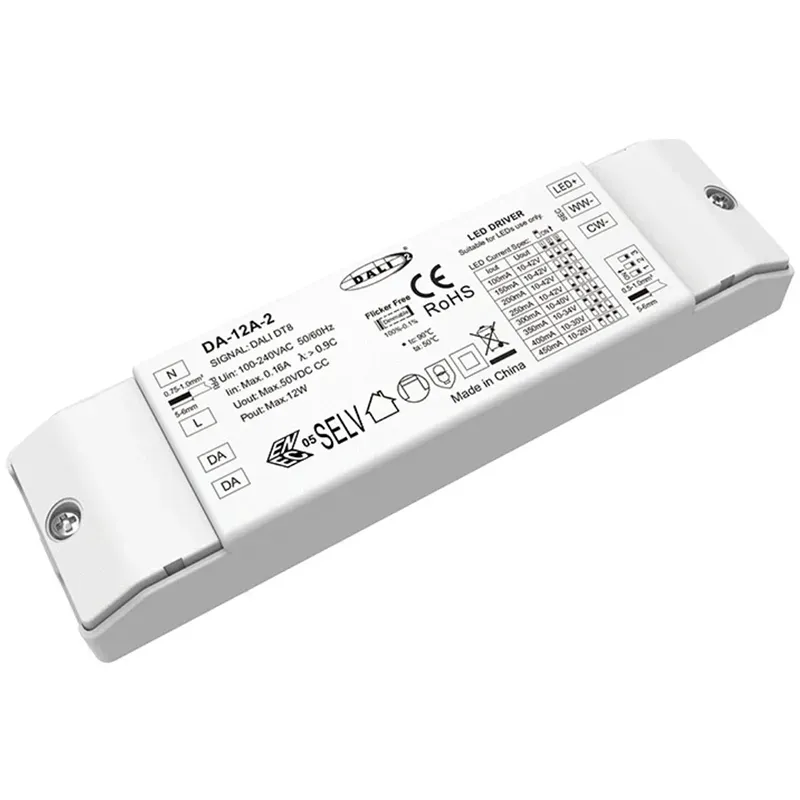 ไดร์เวอร์ LED หรี่แสงได้ 12W DALI CW WW CCT