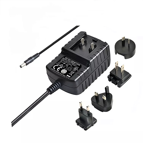 อะแดปเตอร์ปลั๊กไฟแบบถอดได้ 12W