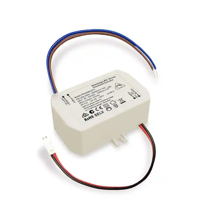 ไดร์เวอร์ LED Triac Dimmable LED ขนาดเล็ก 18W คงที่ในปัจจุบัน