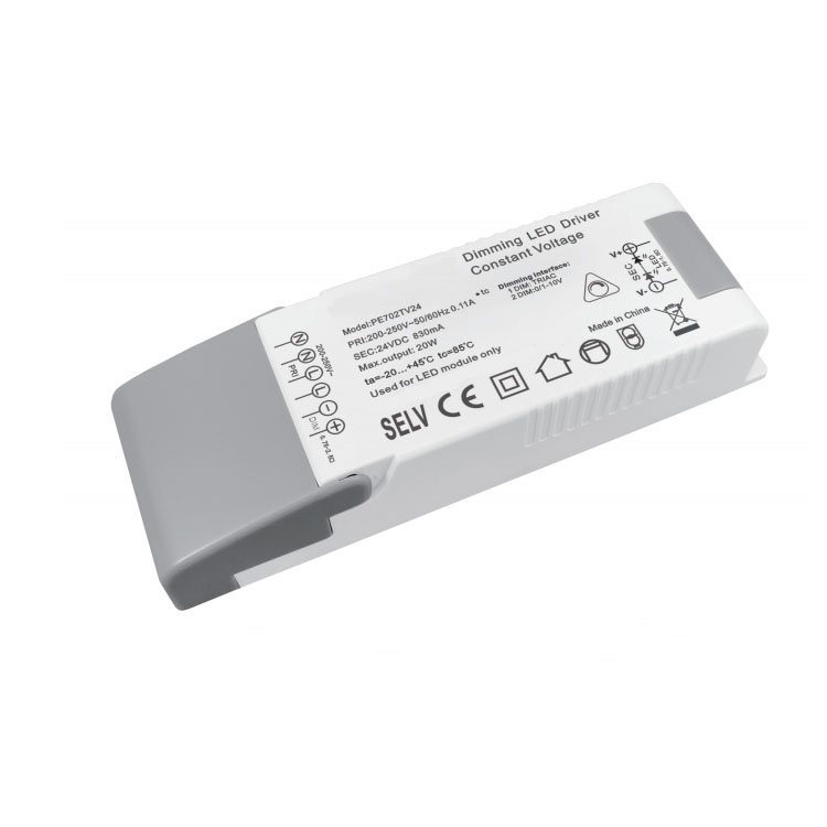 ไดร์เวอร์ LED Triac Dimmable แรงดันไฟฟ้าคงที่ 20W