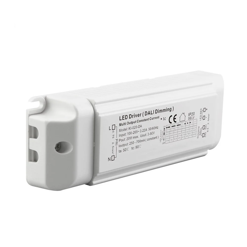 ไดร์เวอร์ LED คงที่ในปัจจุบัน Dali Dimming 20W