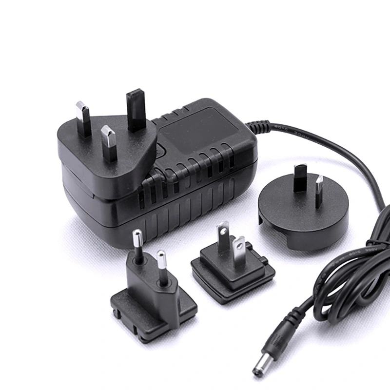 อะแดปเตอร์ปลั๊กไฟแบบถอดได้ 24V 1.5A