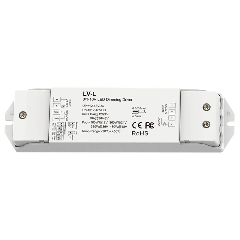 480w Push Dim แรงดันคงที่ 0-10V Dimming Driver