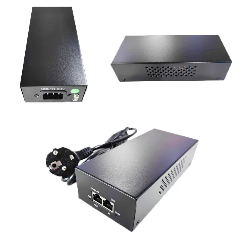 อะแดปเตอร์ PoE หัวฉีด PoE 48V 90W