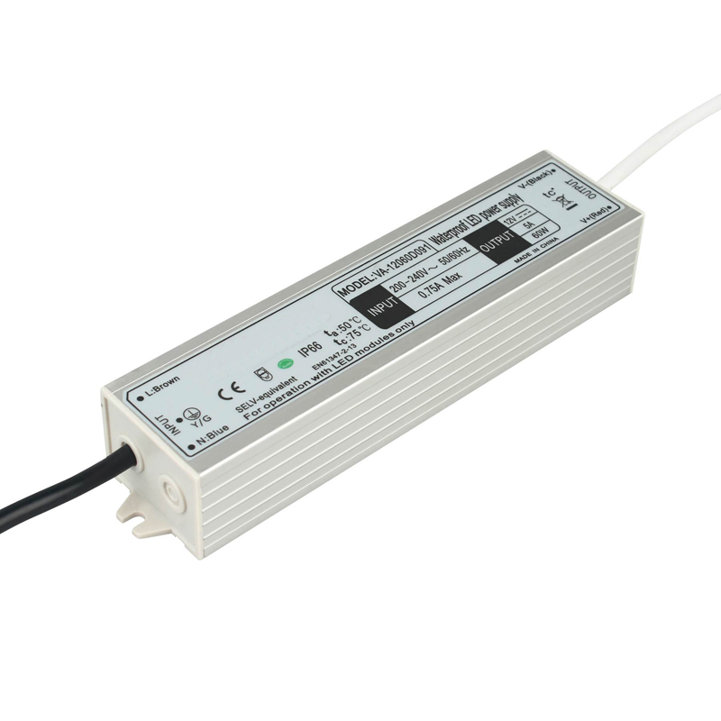 ไดร์เวอร์ LED กันน้ำแรงดันคงที่ 60W