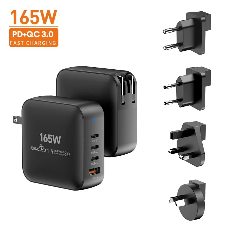 เครื่องชาร์จ Gan ความเร็วสูง 165W